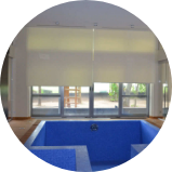 Электро карнизы в бассейне